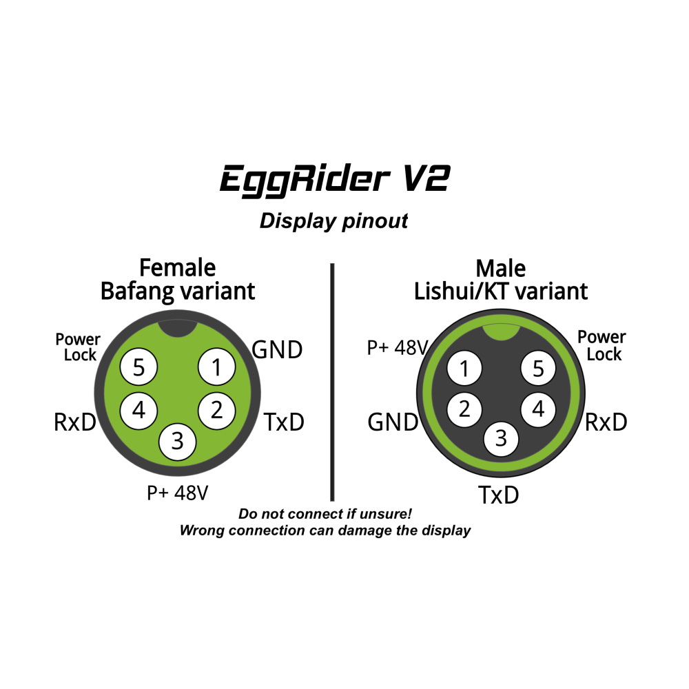 パーツ EggRider V2 EggRider Bluetooth smart e-bike display with Android and iOS